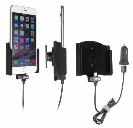 Brodit Auto-Halterung mit Zigarettenanzünder – für iPhone 6 Plus – Schwarz, ABS-Kunststoff