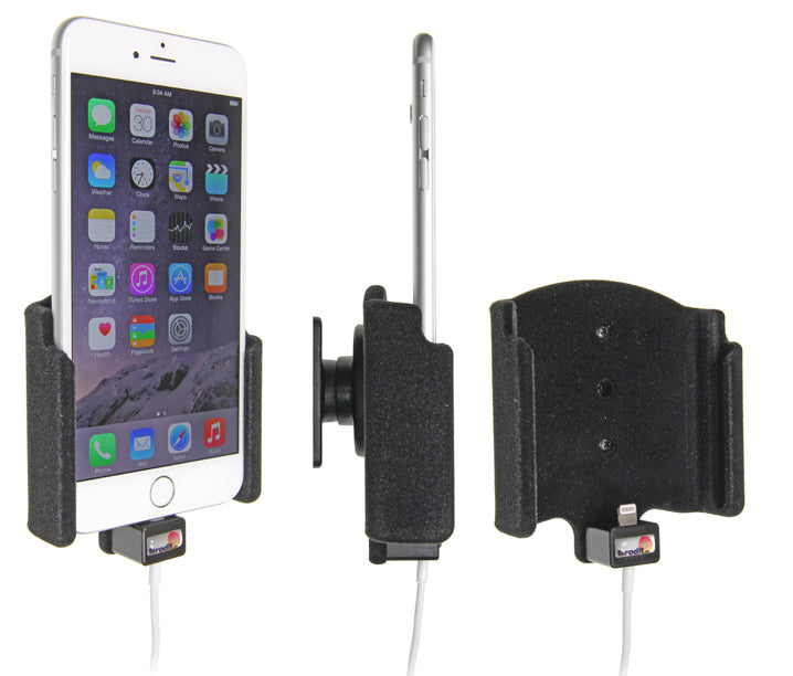 Brodit Halterung für Kabelbefestigung – Auto-Halterung – für iPhone 6 Plus – Schwarz