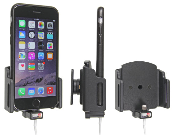 Brodit Halterung für Kabelbefestigung – Auto-Halterung – verstellbar, für iPhone 6 – Schwarz