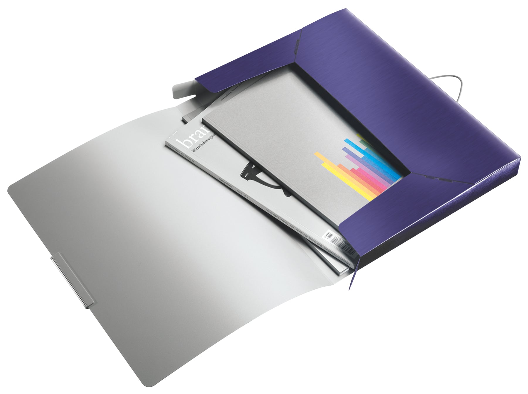 Leitz Style Aufbewahrungsbox B 250 × H 330 × T 37 mm – für A4, 250 Blatt, violett, PP