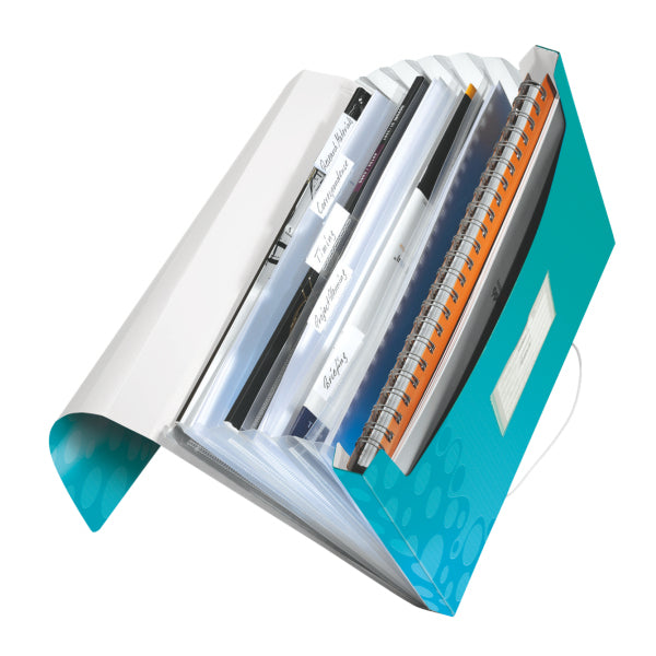 Leitz Sammelmappe für A4, Kunststoff, Eisblau, mit Gummizug