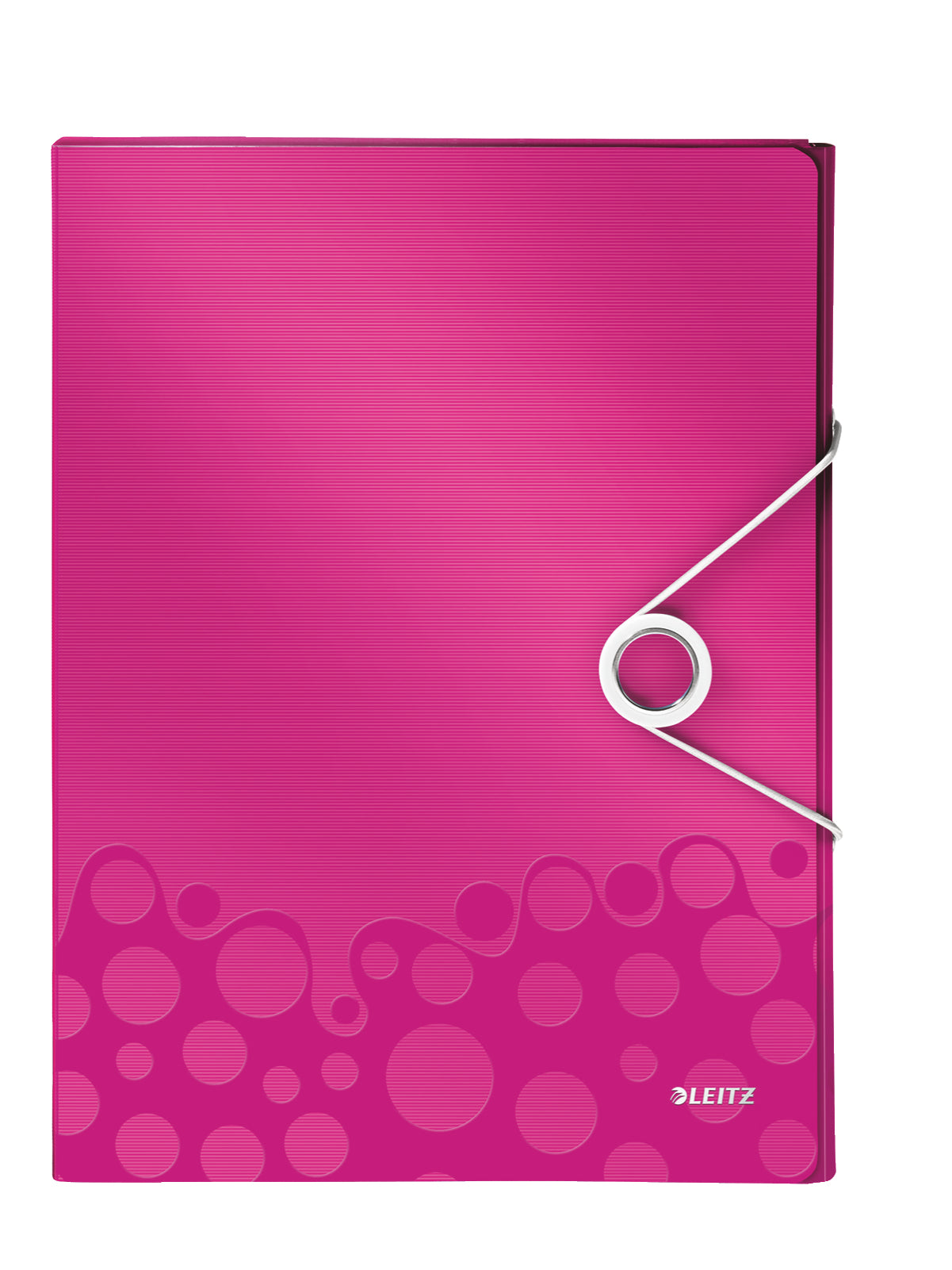 Leitz Aufbewahrungsbox WOW – 250 Blatt – für A4 – Polypropylen (PP) – metallisch/pink – 250 × 37 × 330 mm