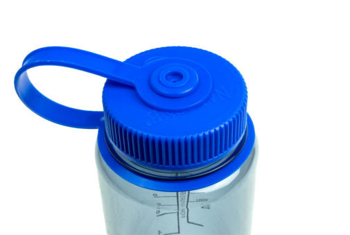 Nalgene Wide Mouth Sustain Trinkflasche 500 ml – Tritan, Schraubdeckel, Grau