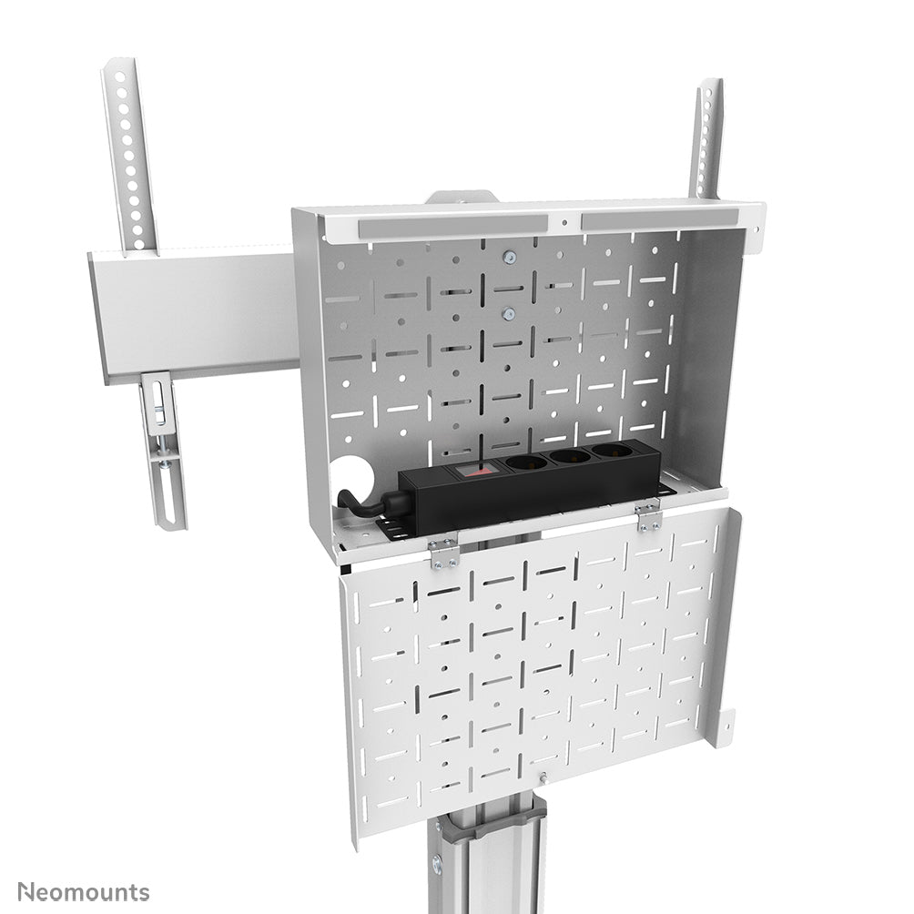 Neomounts Prospektständer FL50S-825WH1 – für VESA 200×200 mm, höhenverstellbar, schwenkbar