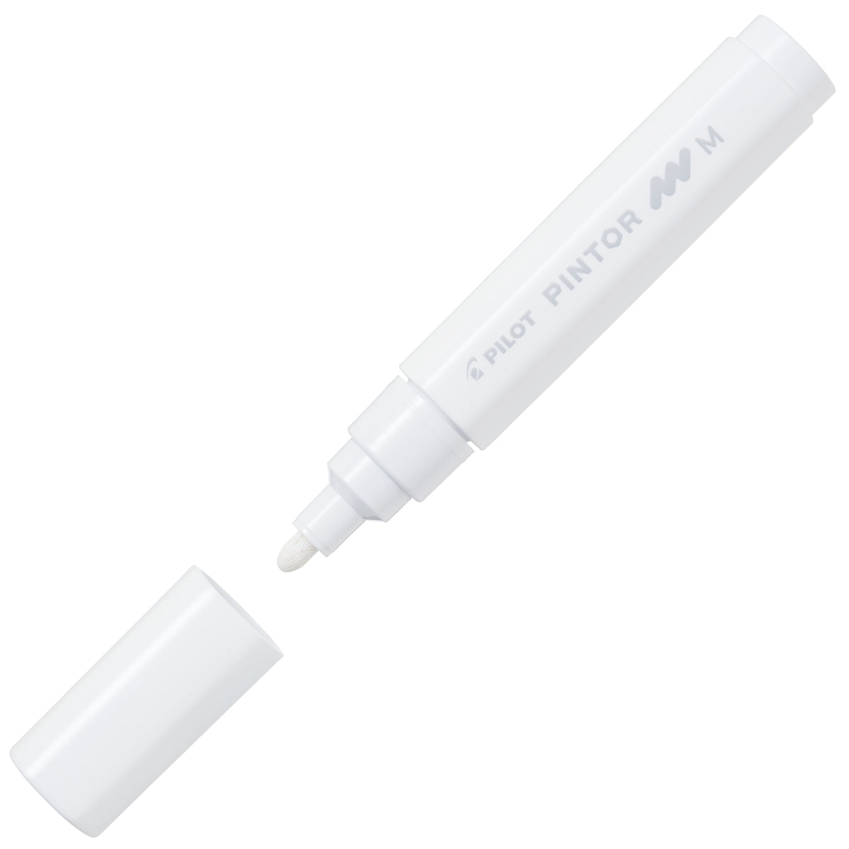 Pilot Pigment-Marker Pintor – Rundspitze 1,5-2,2 mm – Weiss – Für dunkle Oberflächen geeignet