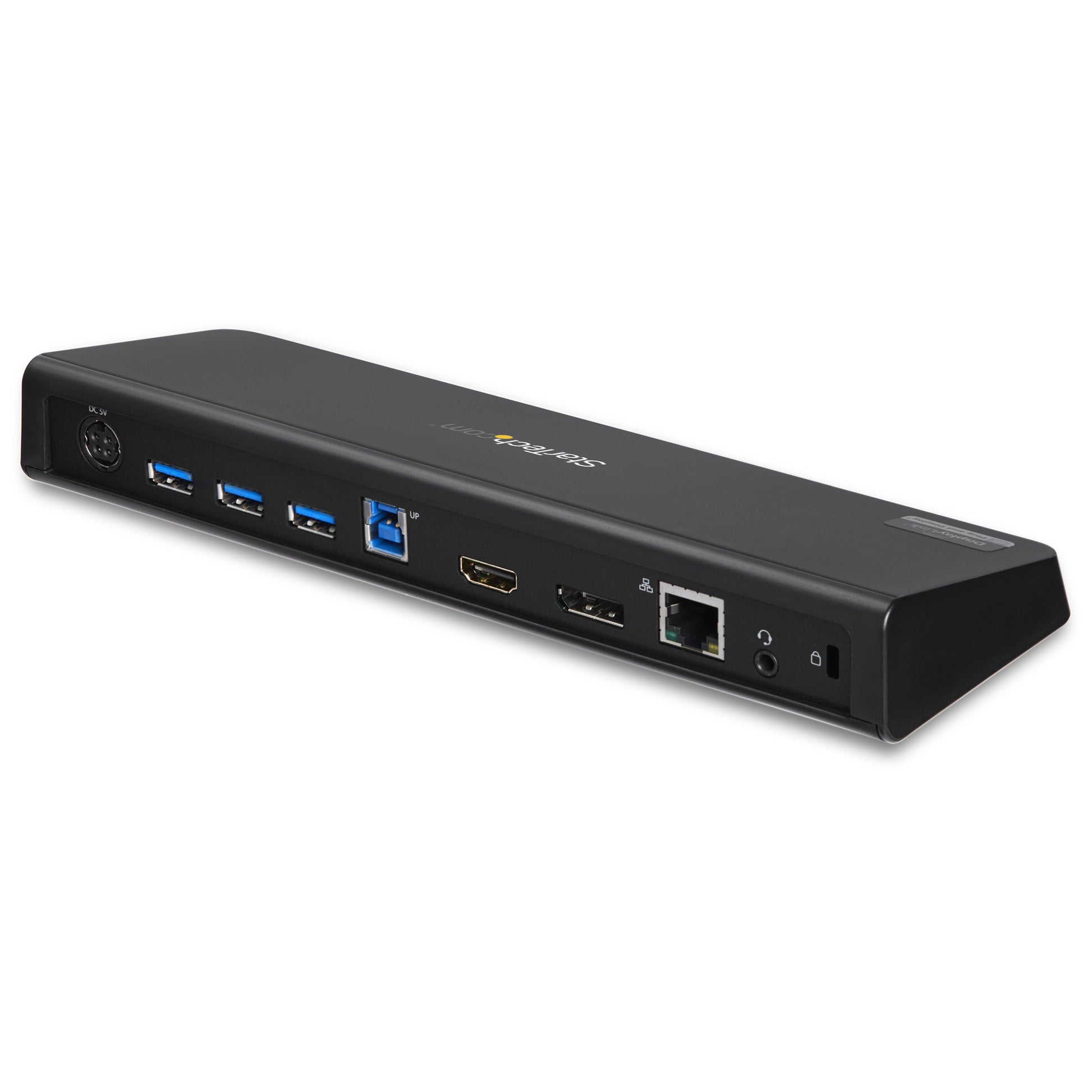StarTech.com Dockingstation – USB-A, 1× DP, 1× HDMI, 4× USB-A, GbE, 3,5 mm Audio, für Windows/Mac/ChromeOS