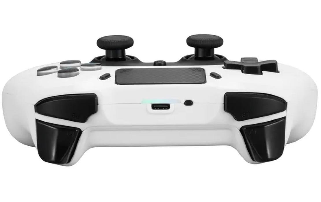 Deltaco Gaming GAM-139-W – Gamepad – USB (USB Typ-C) + Bluetooth 4,2, für PS4 & PC