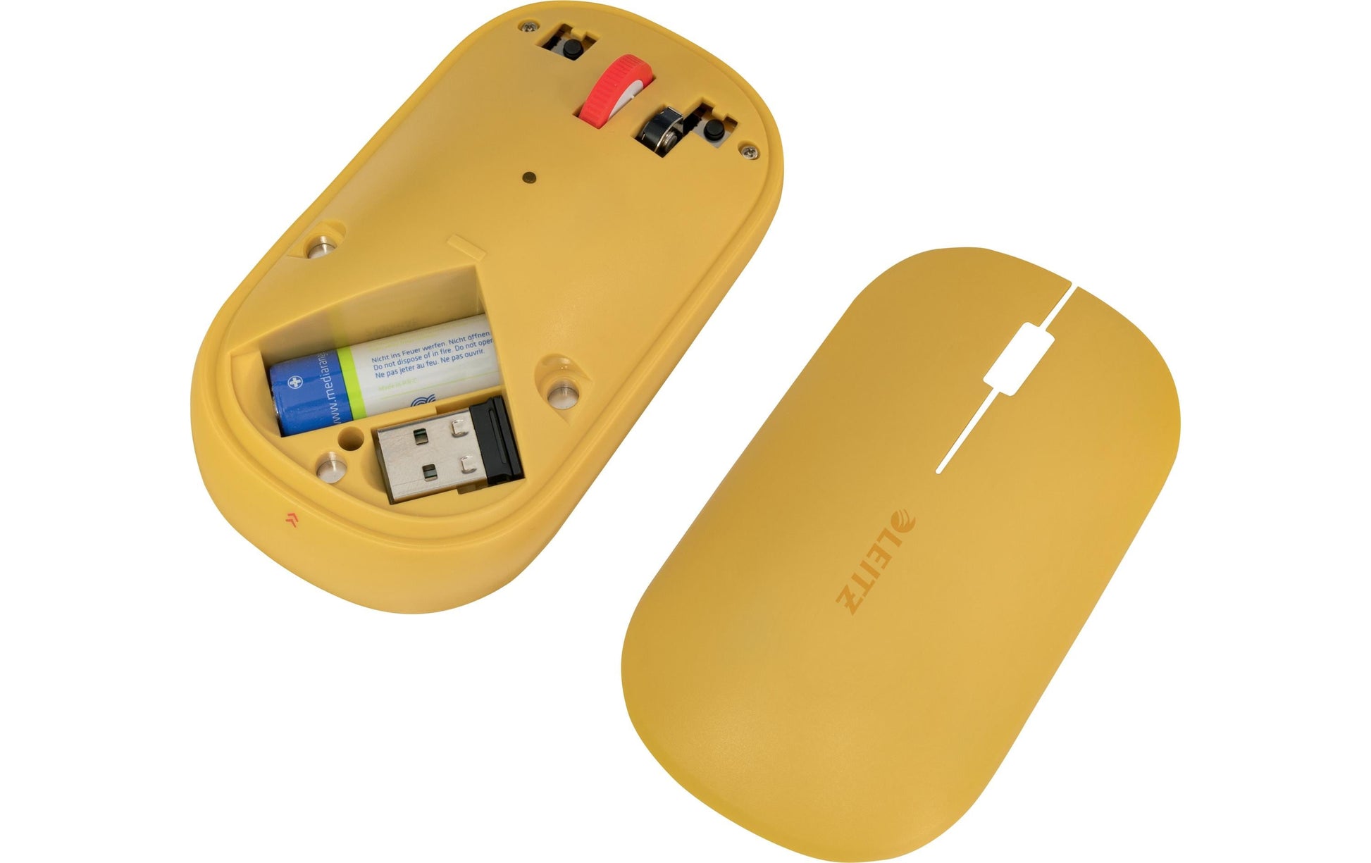Leitz Cosy – Maus – Kabellos (Bluetooth/2,4 GHz), 4000 DPI, beidhändig