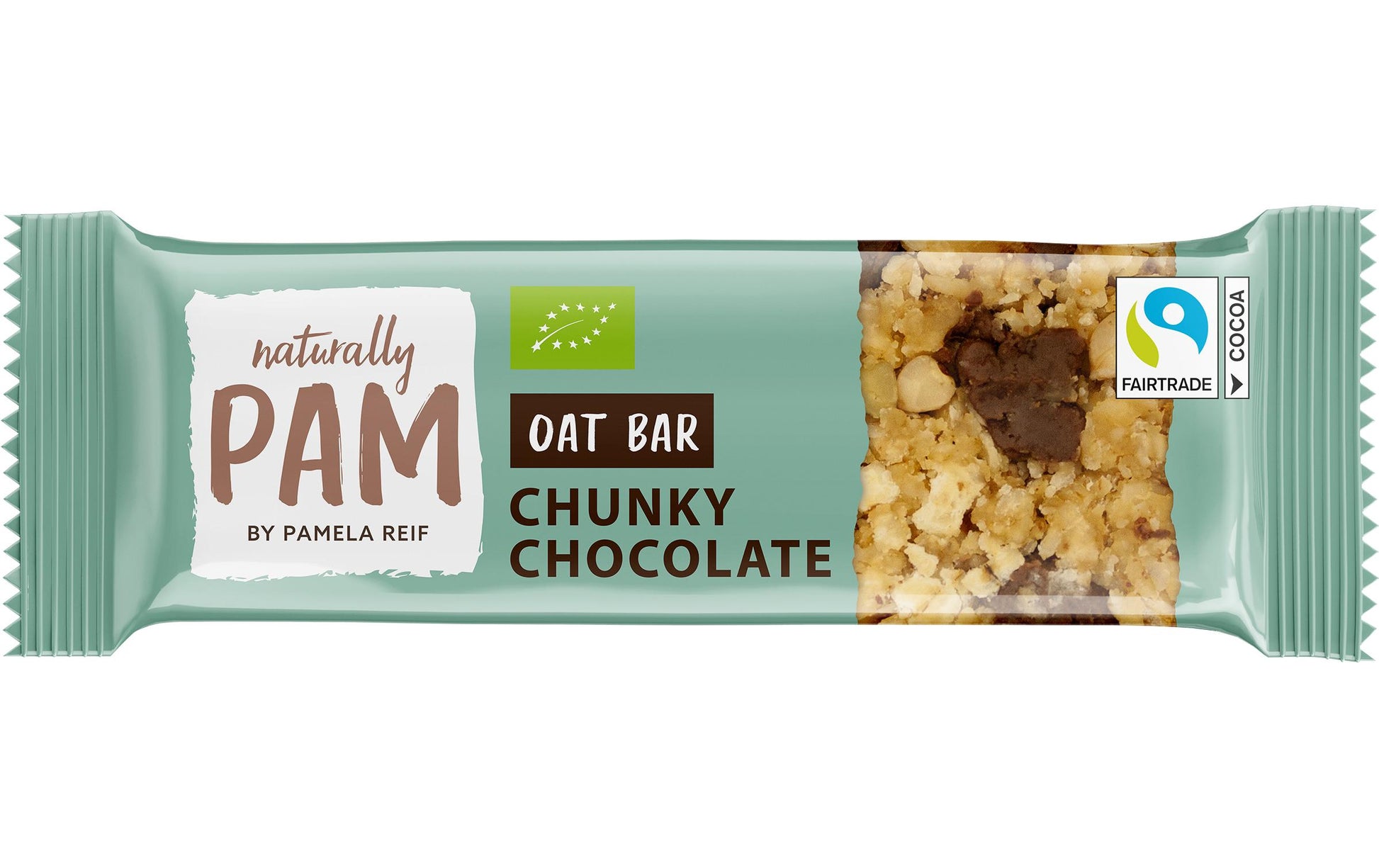Naturally Pam Bio Hafer-Riegel – Schokoladenstückchen, glutenfrei – 12 × 40 g