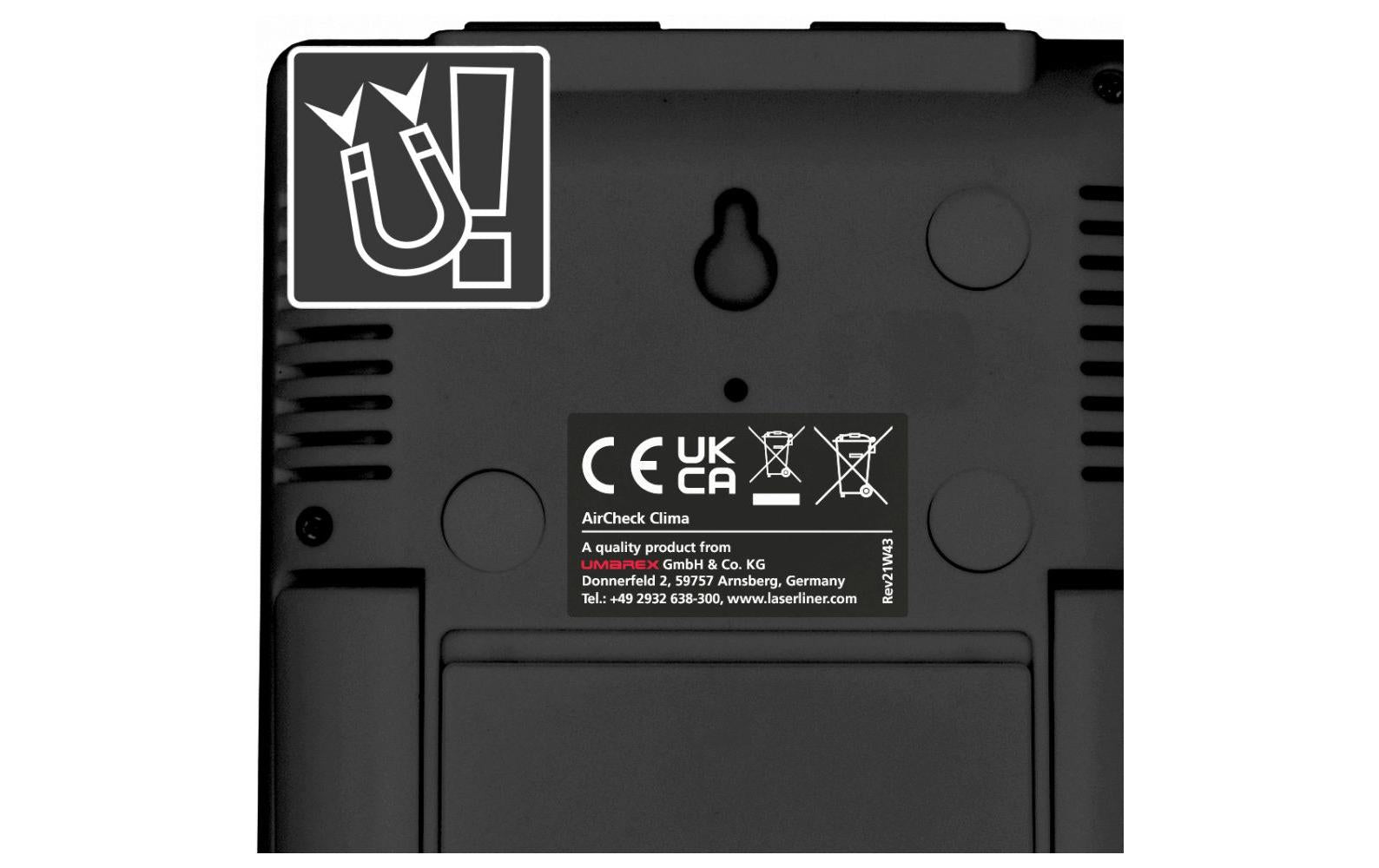 Laserliner AirCheck Clima 082.432A Thermo-Hygrometer (Handgerät) – −9,9–50 °C, 1–99 %, Innen