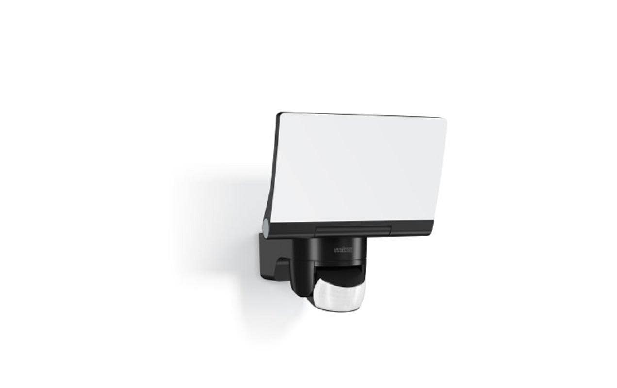 STEINEL Aussenwandleuchte – 13,7 W – Warmweiss, 3000 K – IP44 – Netzbetrieb – mit Bewegungsmelder – Schwarz