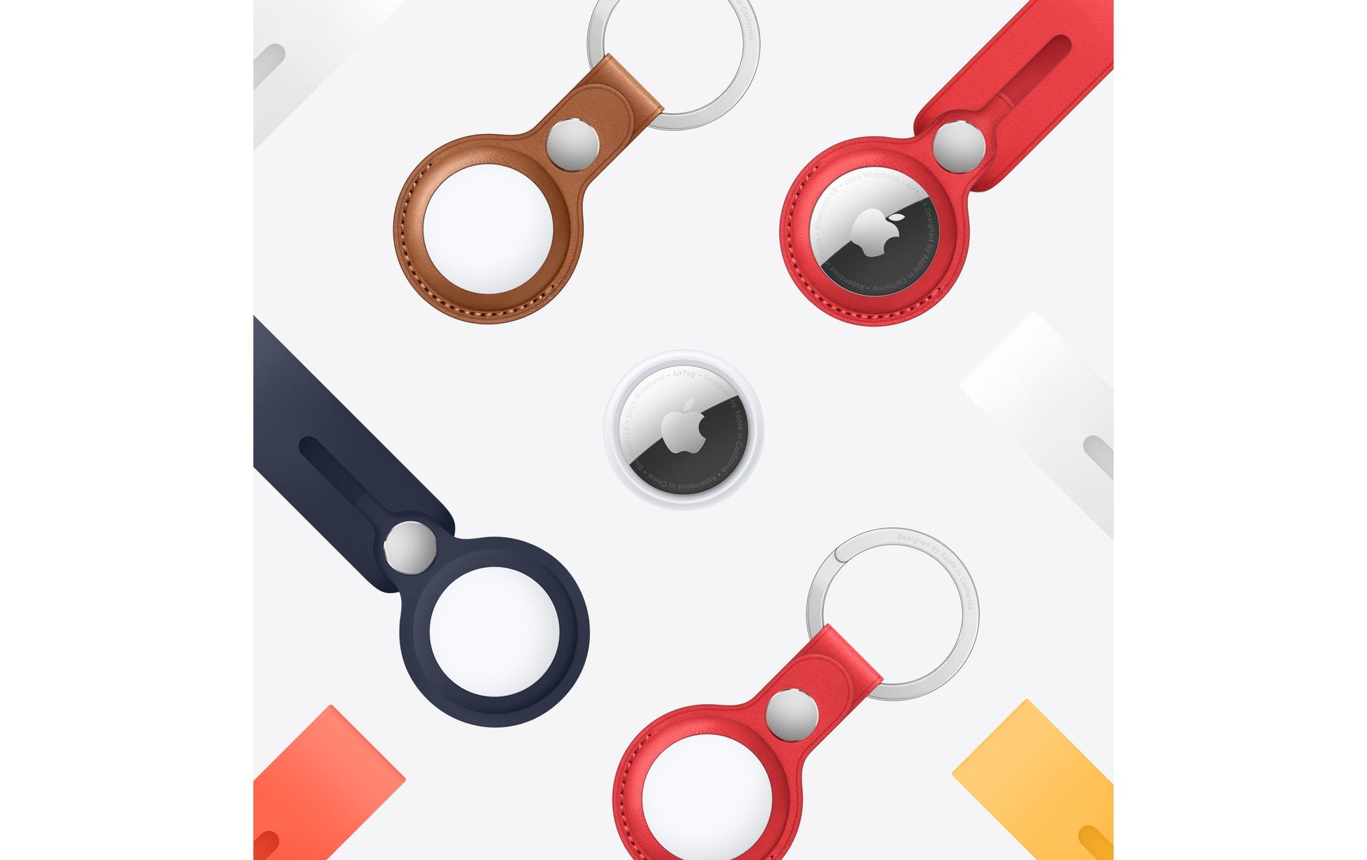 Apple Ortungsgerät AirTag – für Apple Find My-App, 31,9 × 31,9 × 8 mm, Weiss, 11 g