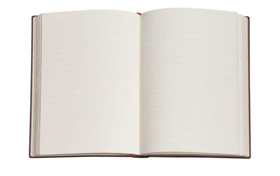 Paperblanks Notizbuch – 130 × 180 mm – liniert – 144 Blatt – Hardcover, Leseband, Innentasche, blau