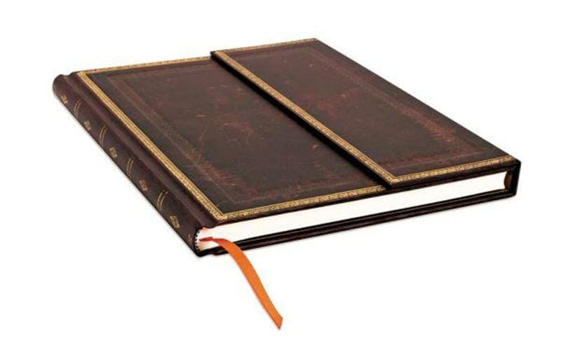 Paperblanks Notizbuch – 180 × 230 mm – Liniert – 144 Seiten – Hardcover, Lesebändchen, Braun
