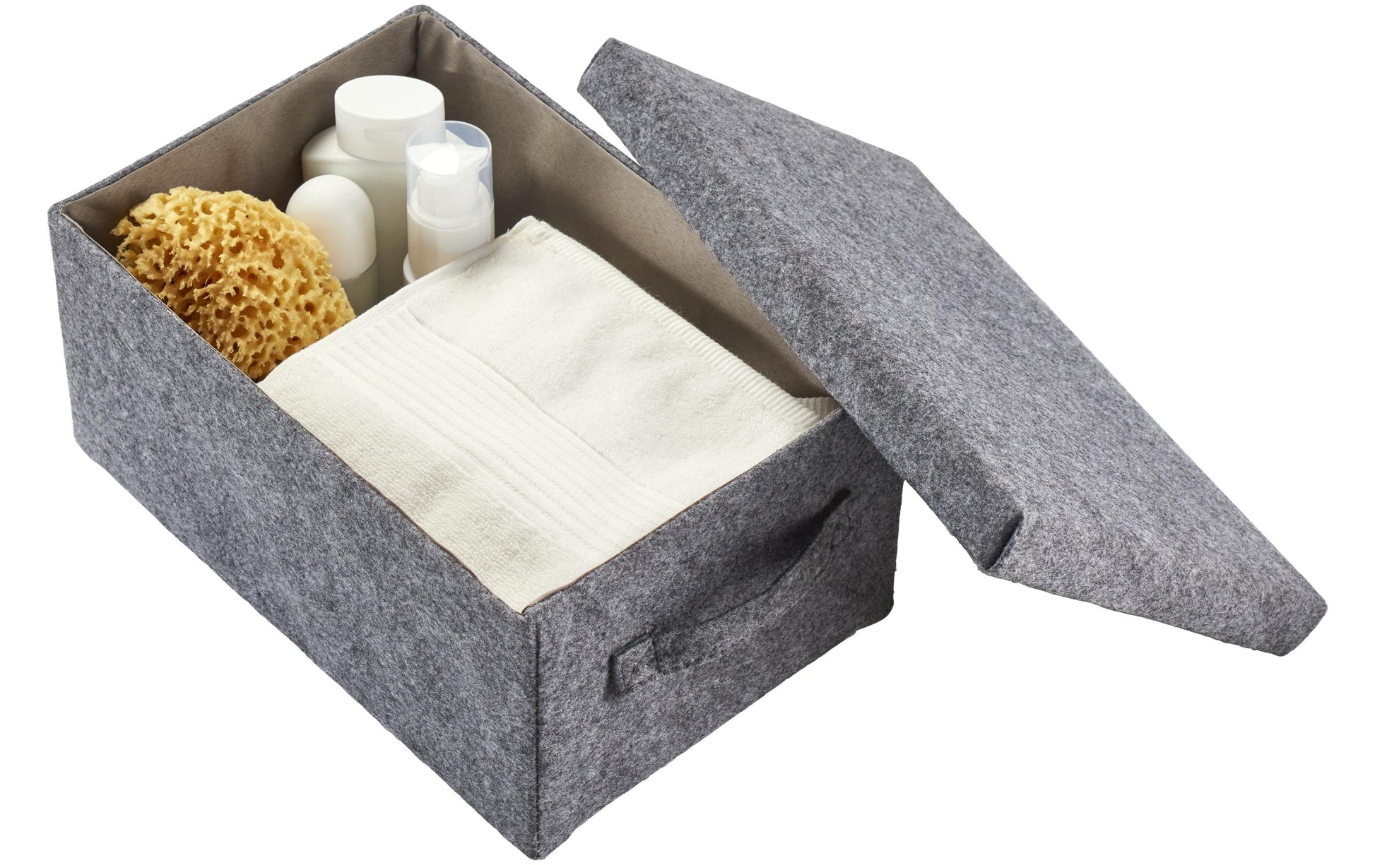 Diaqua Aufbewahrungsbox – Polyester – Grau – 310 × 140 × 210 mm