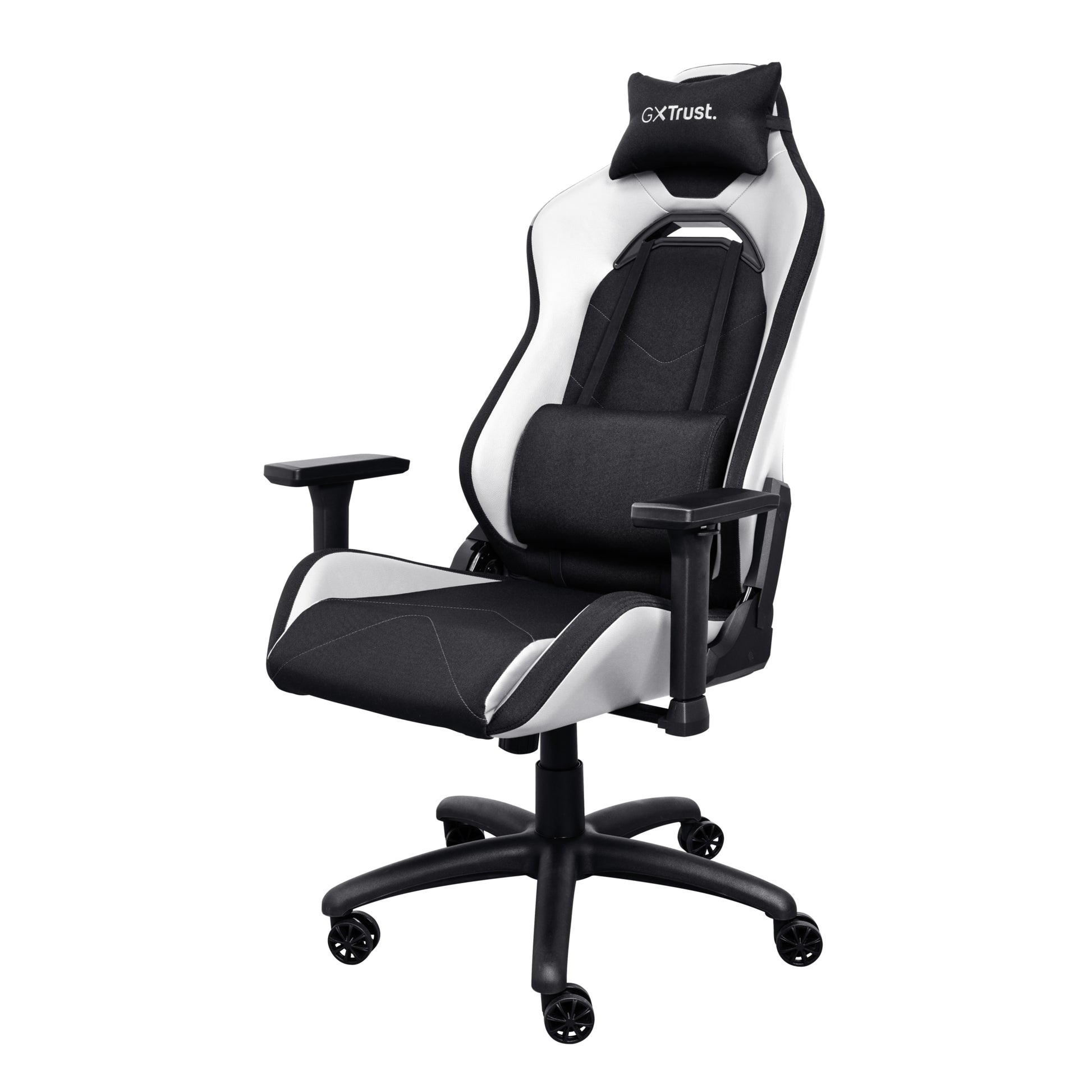 Trust Konferenzstuhl GXT 714W Ruya – 71×75×134 cm, schwarz/weiss