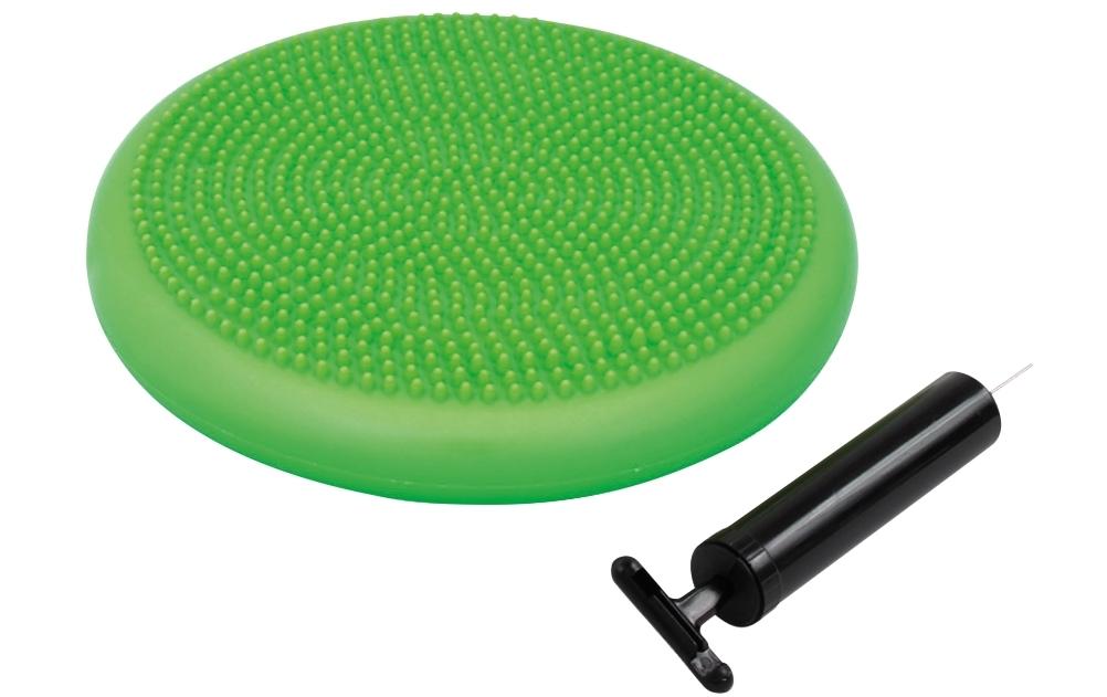Schildkröt fitness Balancekissen – ø 33 cm, PVC, belastbar bis 150 kg, grün