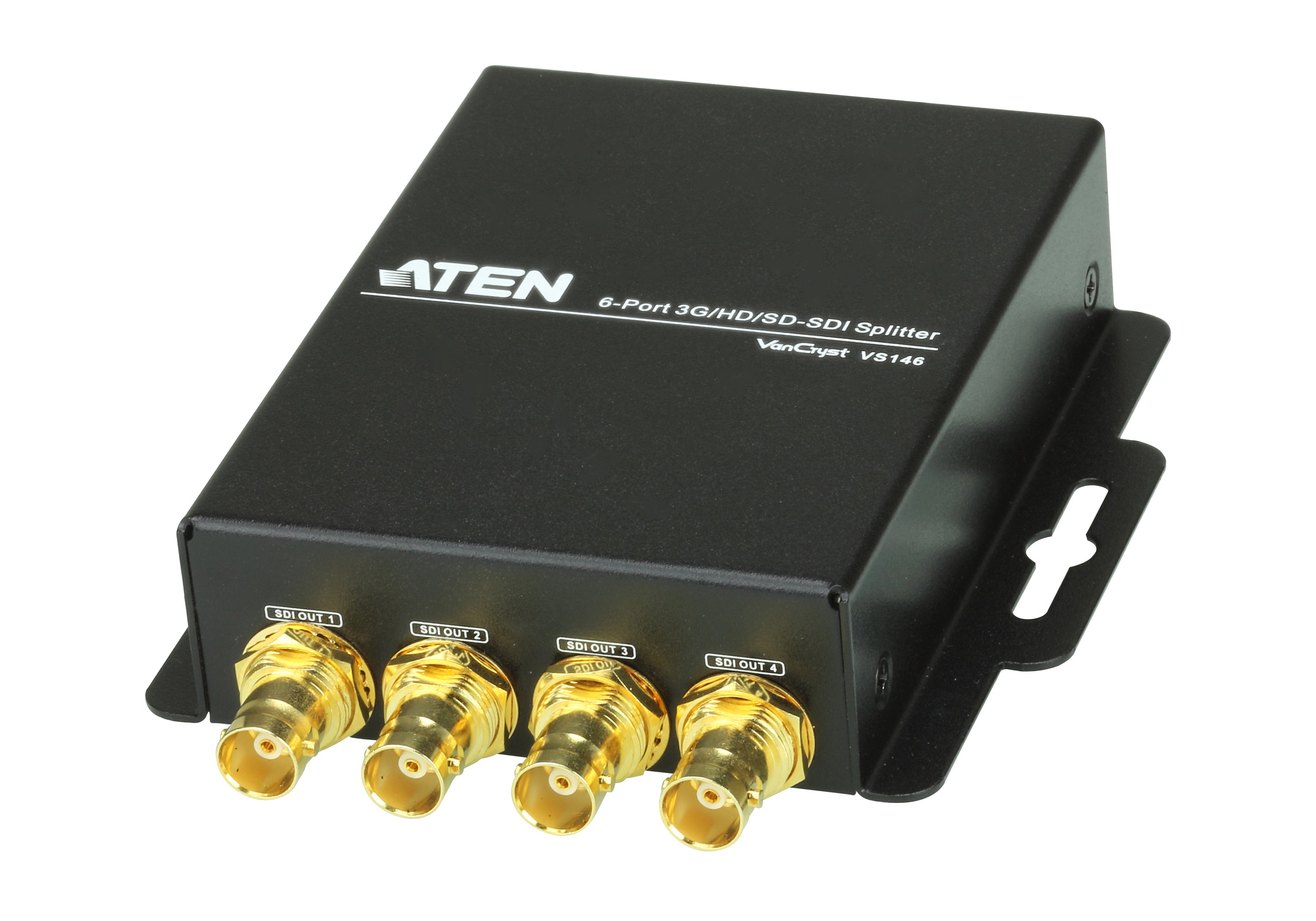 ATEN 3G/HD/SD-SDI-Splitter – bis 300 m – aktiv – für SDI-kompatible Displays
