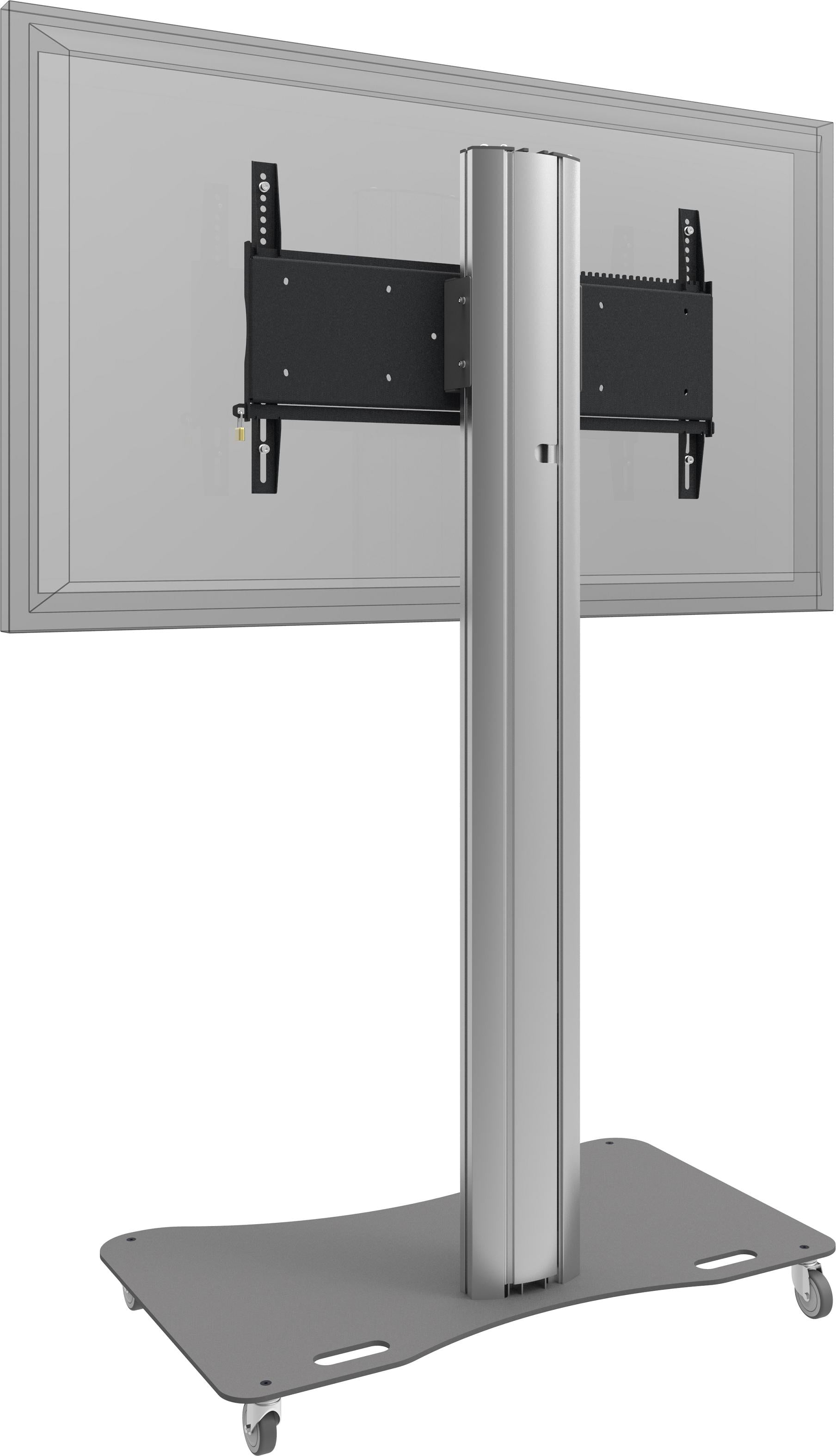 SmartMetals TV-Wagen – 50–70" – bis 90 kg, mit Rollen – 062.3720