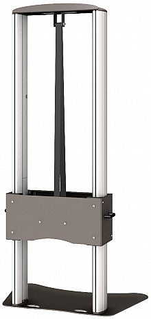 SmartMetals Bodenständer – 65–70" – bis 120 kg, Höhenverstellbar – 062.7300, Aluminium/Grau