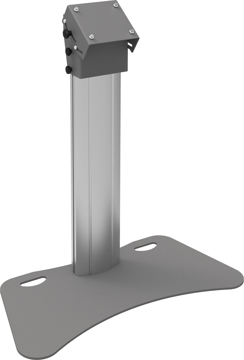 SmartMetals Digital-Signage-Stand für 50" Displays – 65 kg Tragkraft – Aluminium, Grau – 062.0595-65