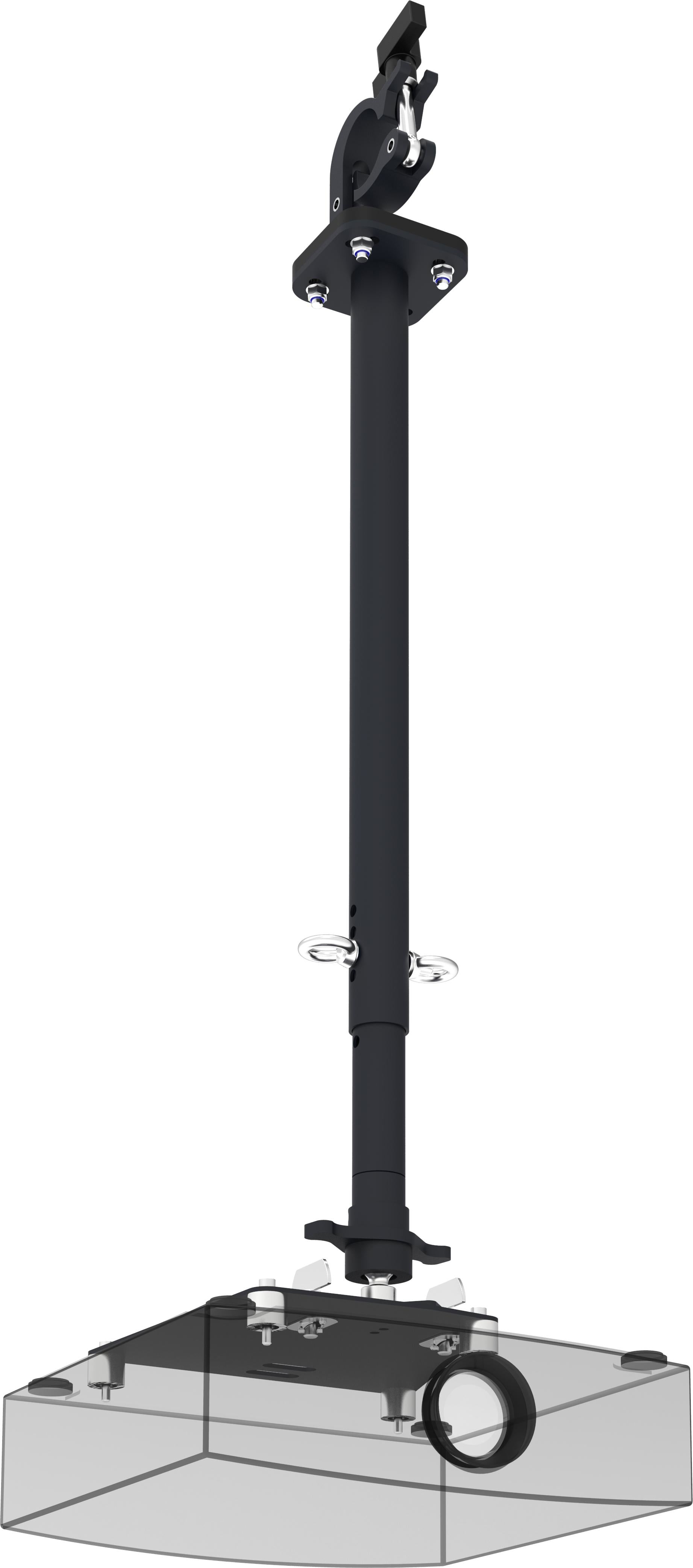 SmartMetals Deckenhalterung – Vollbeweglich – bis 30 kg, Teleskopmast – 002.1661