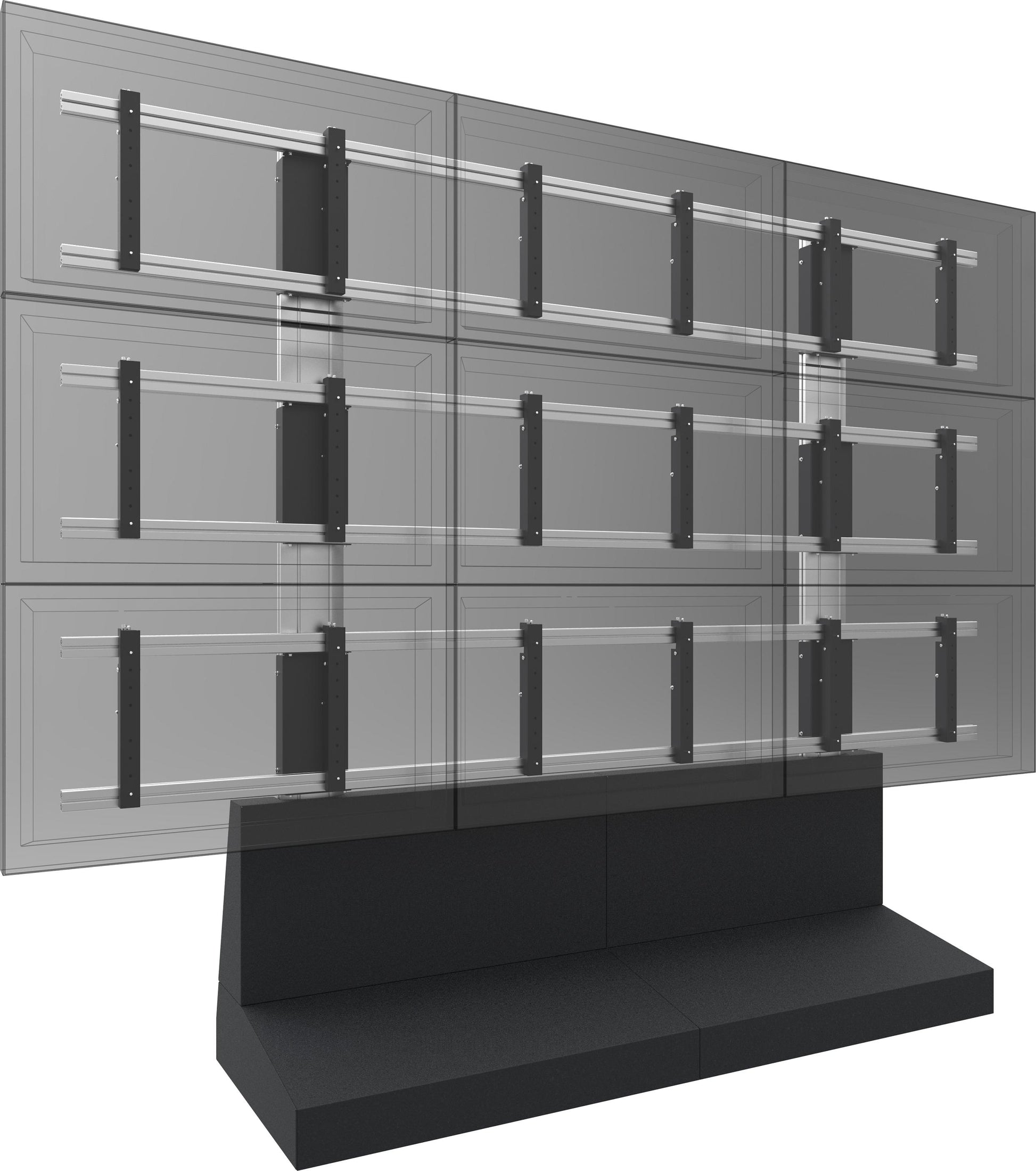 SmartMetals Videowand-Profil – 4'000 mm, Silber – für Smartmetals 172-Serie
