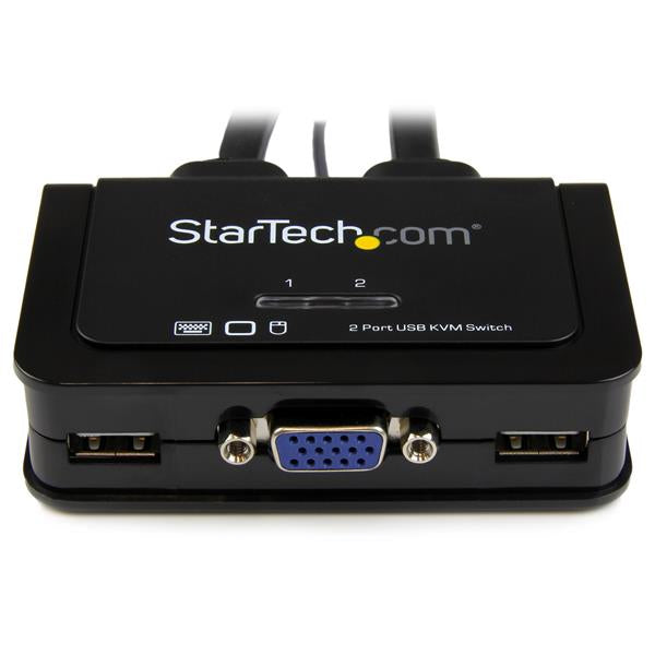 StarTech.com KVM-Switch 2×1, VGA/USB, externer Umschaltknopf