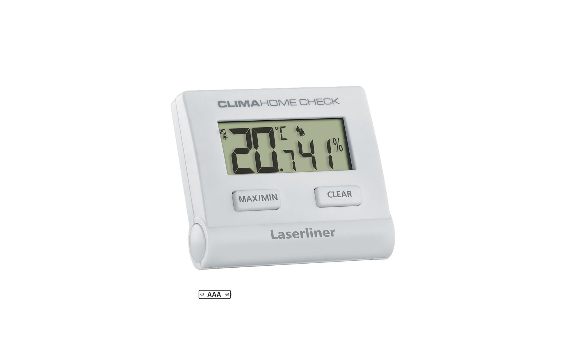 Laserliner ClimaCheck Temperatur-/Feuchtesensor – 0–50 °C, 20–99 %, Innen