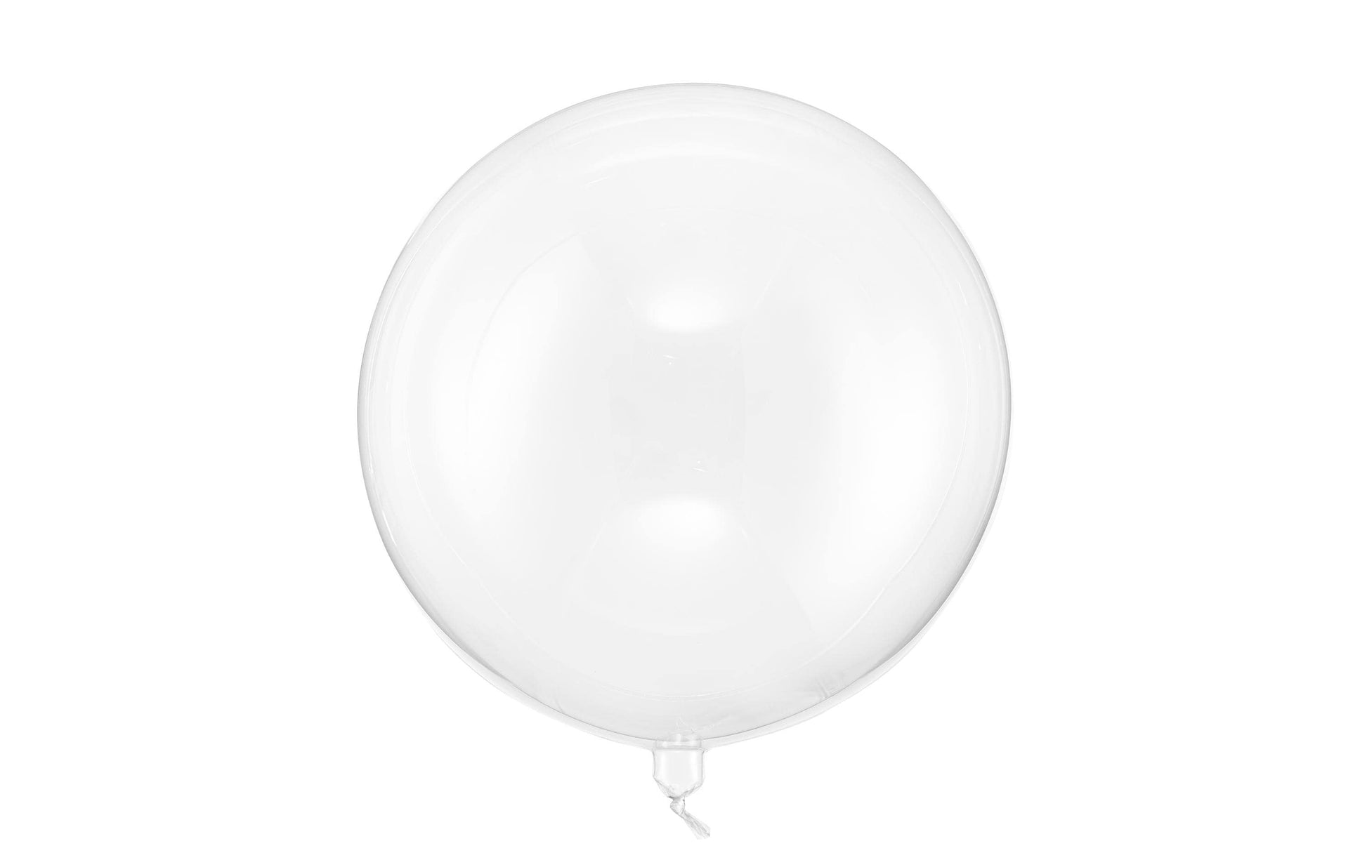 PartyDeco Folienballon – Transparent – Ø 40 cm – Folie – 1 Stk – befüllbar
