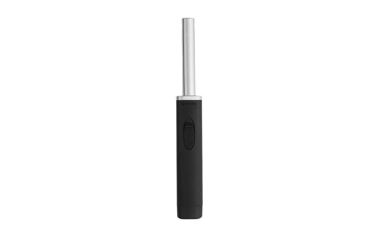 Brabantia Gasanzünder mit Piezozündung für Butan, 230 × 25 × 33 cm, Edelstahl/Kunststoff, Schwarz