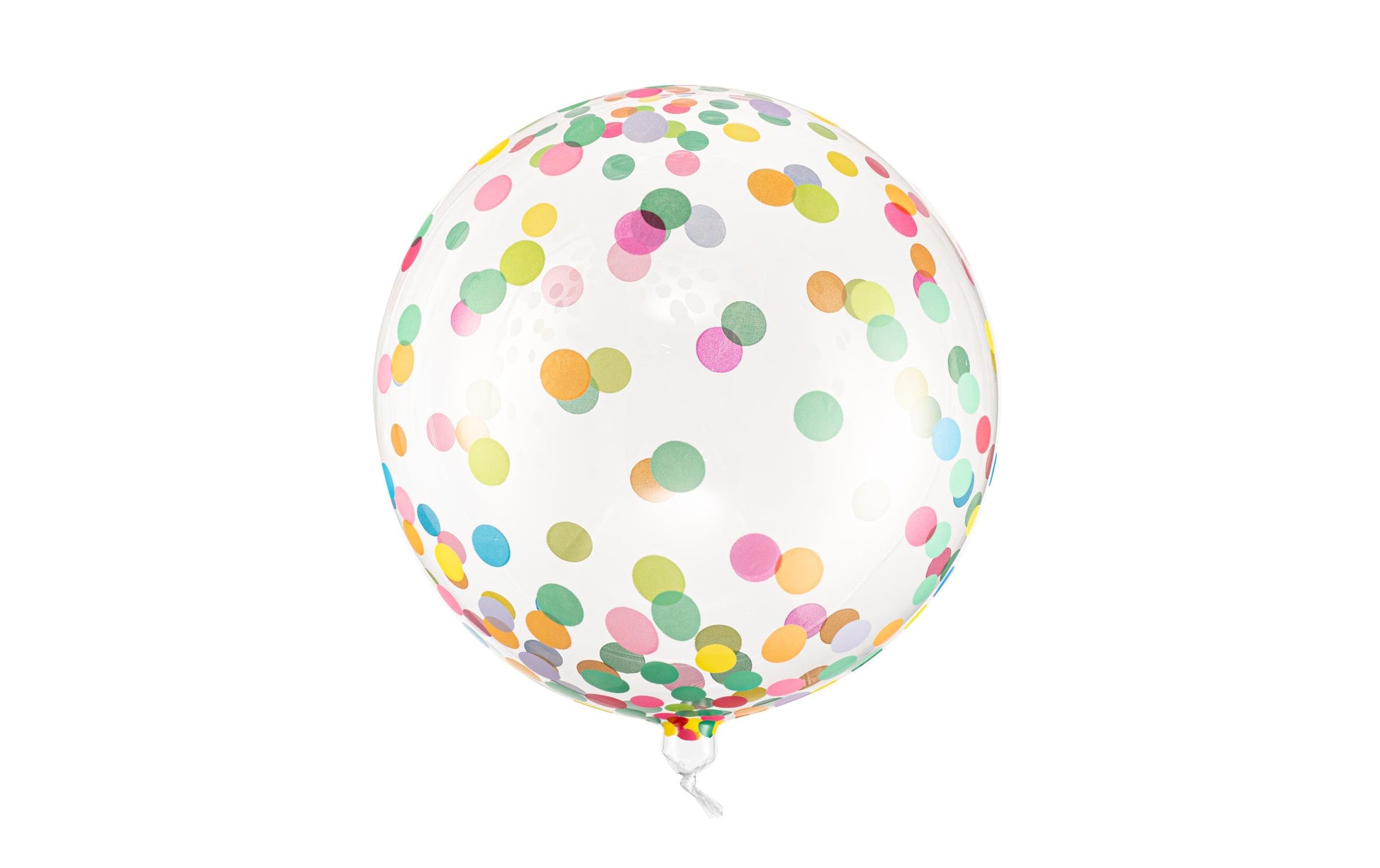 PartyDeco Folienballon – Transparent – Ø 40 cm – Folie – 1 Stk