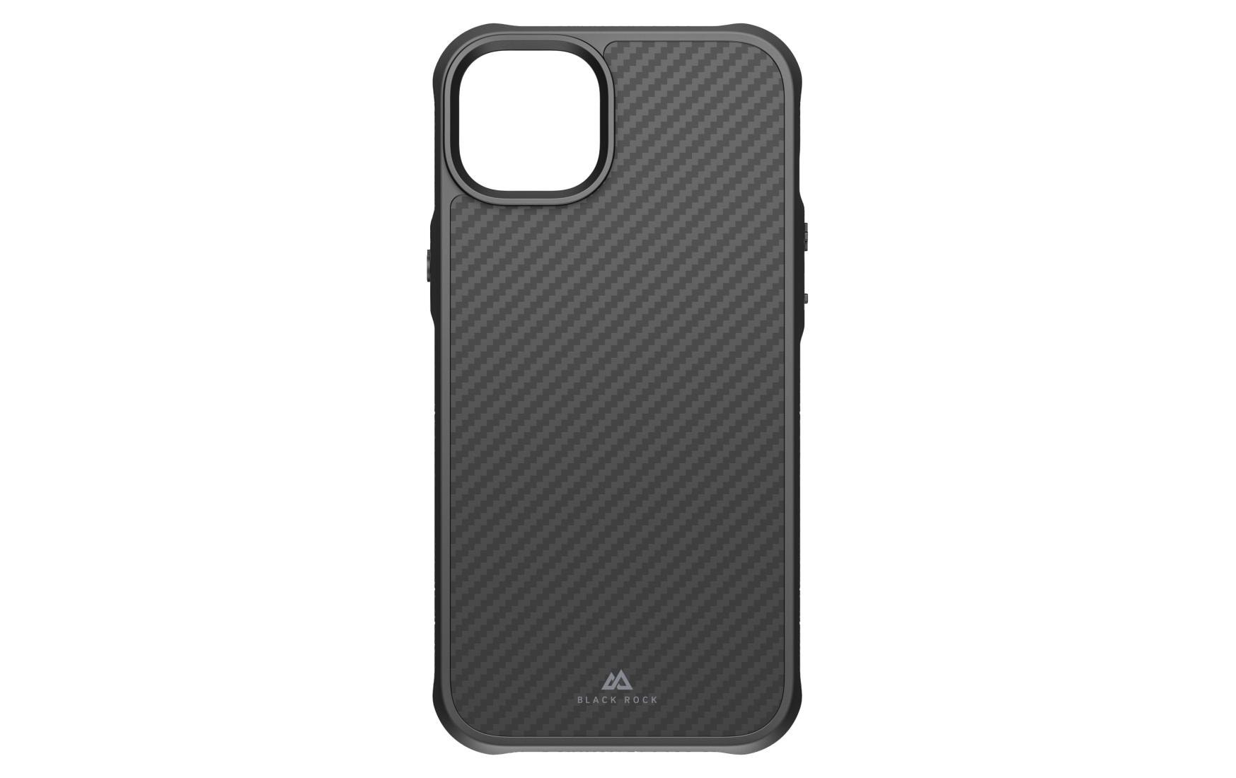 Black Rock Backcover – für Apple iPhone 14 Plus – schwarz – Karbonfaser