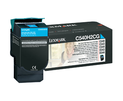 Lexmark Toner – cyan, 2000 Seiten – für C54x/X54x