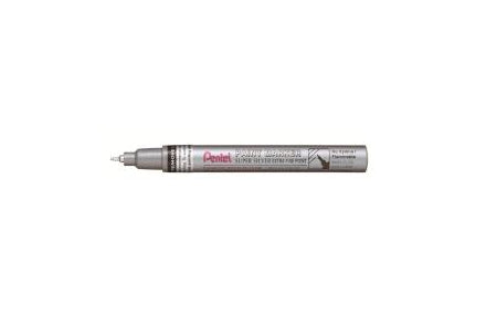 Pentel MFP10 Paint Marker – Nadelspitze 0,7 mm – Silber, 12er-Pack