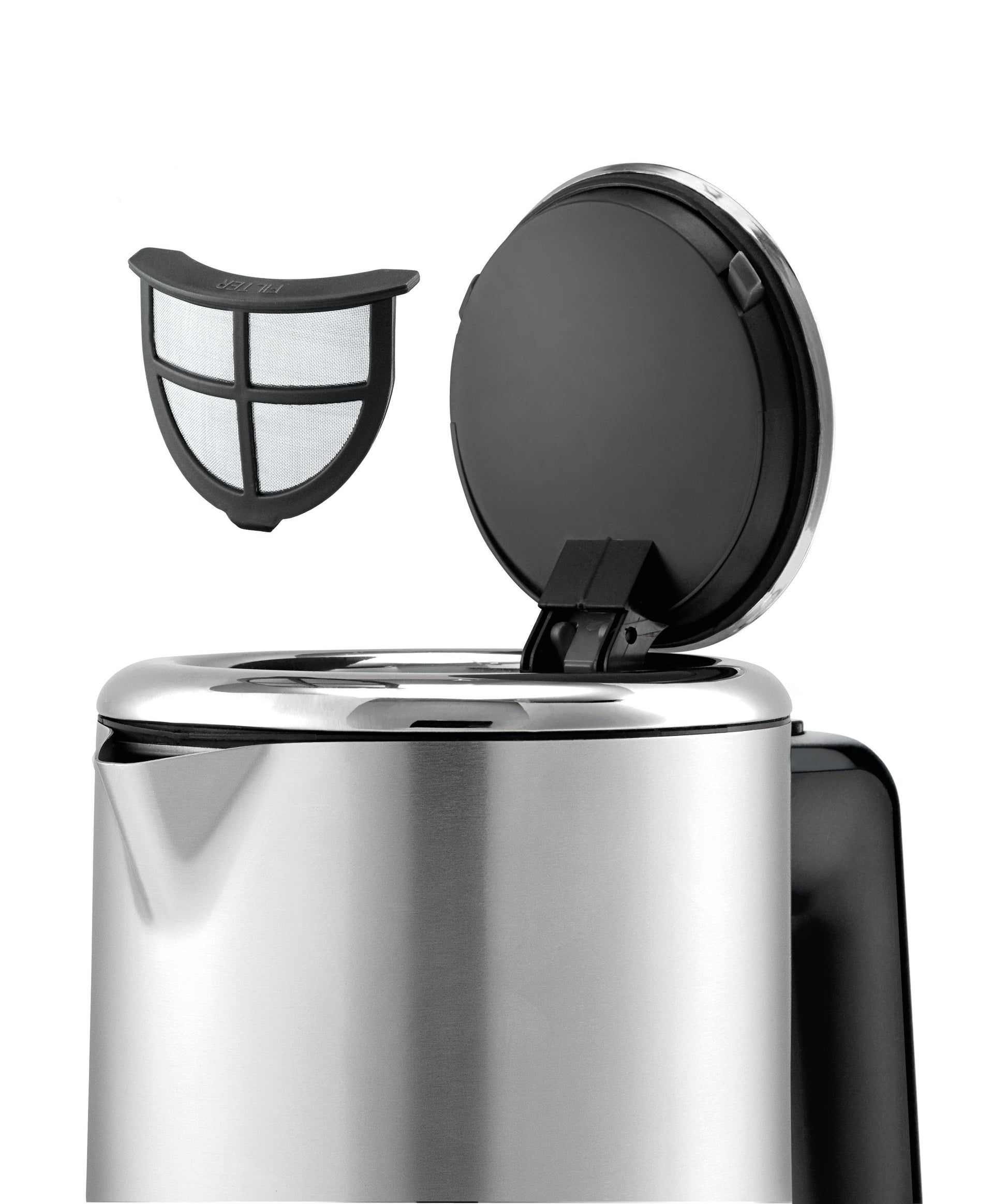 WMF KITCHENminis 0413140011 – Wasserkocher 0,8 l, 1800 W, Edelstahl