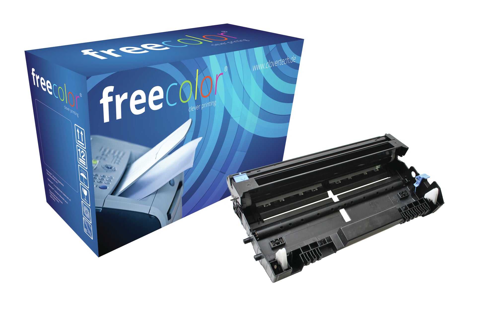 Freecolor Kompatible Bildtrommel Schwarz – bis zu 25'000 Seiten – für Brother MFC-8370/MFC-8380 und andere