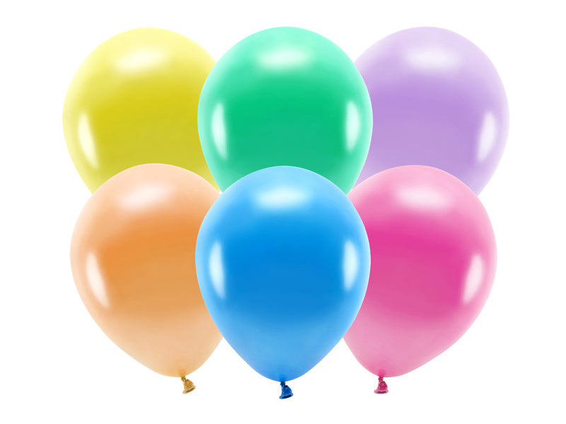 PartyDeco Luftballons – mehrfarbig – Ø 30 cm – Latex – 10 Stk
