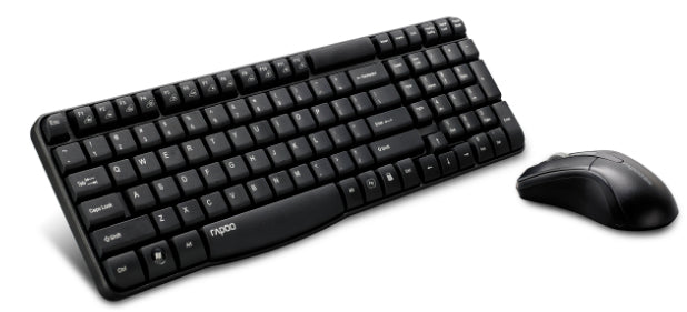 Rapoo X1800 – Tastatur-Maus-Set – Mechanisch – 2,4 GHz USB-A – QWERTZ (DE) – Schwarz