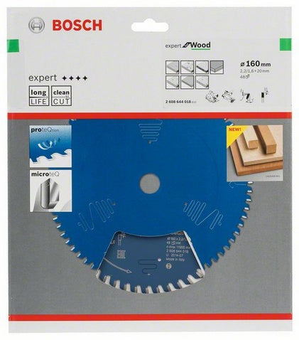 Bosch Professional – Kreissägeblatt, 2608644018, 160 mm × 20 mm × 4 mm