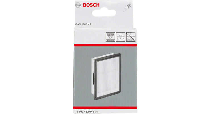 Bosch Flachfaltenfilter – 24 × 14 × 5,6 cm, für GAS 35 L AFC, GAS 35 L SFC+, GAS 35 M AFC u. a., Beige/Orange