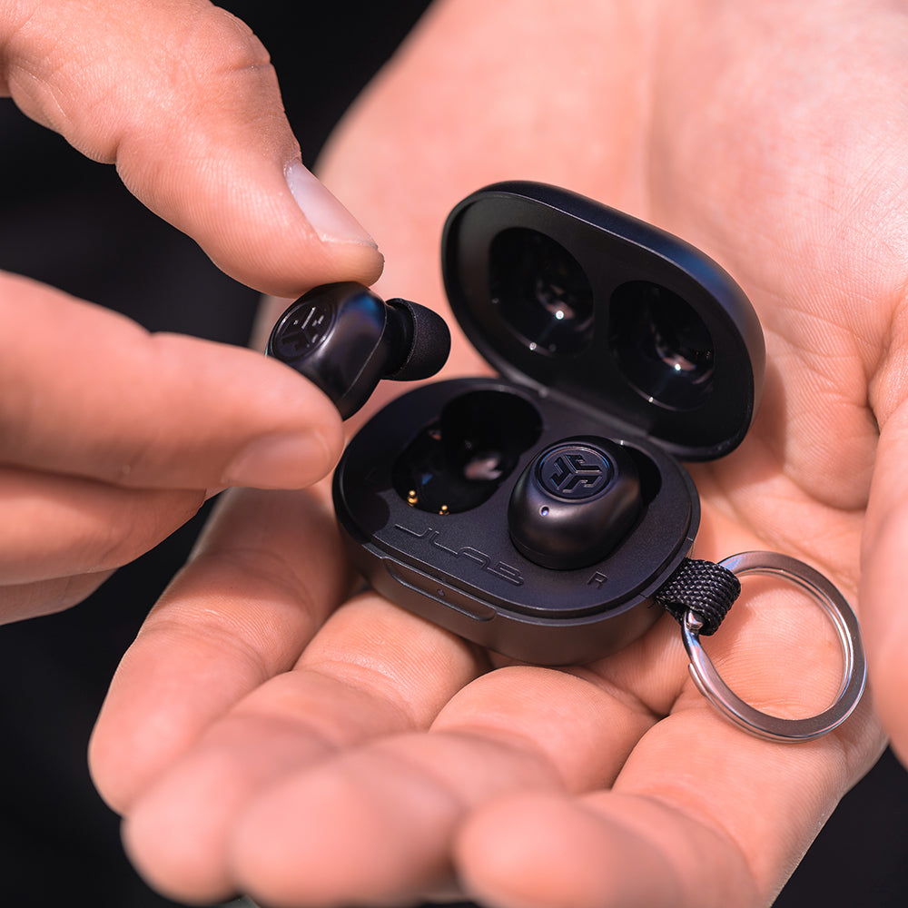 JLab JBuds Mini TWS In-Ear – ANC, mit Ladecase, Schwarz, BT 5.3