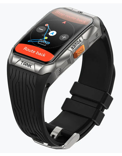 Kospet Tank X2 Ultra – Tauchcomputer-Smartwatch – 34 mm, Bluetooth, AMOLED, IP69K, Silber, Silikon
