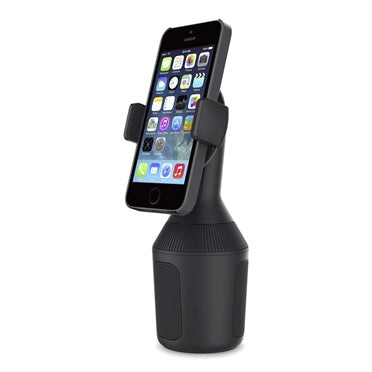 Belkin F8J168bt – Auto-Halterung – Getränkehalter, drehbar, für iPhone 6 Plus, Samsung Galaxy – Schwarz