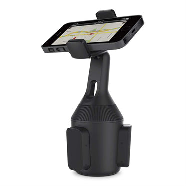 Belkin F8J168bt – Auto-Halterung – Getränkehalter, drehbar, für iPhone 6 Plus, Samsung Galaxy – Schwarz