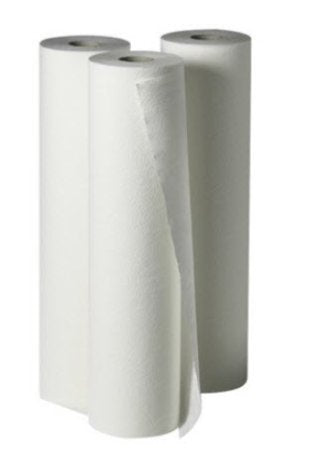 Fripa Handtuchrolle Duo-Line+ – 2-lagig, Zellstoff, Weiss, 590 mm × 50 m, 9 Rollen