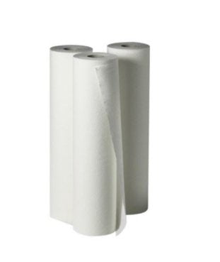 Fripa Handtuchrolle Duo-Line+ – 2-lagig, Zellstoff, Weiss, 500 mm × 50 m, 9 Rollen