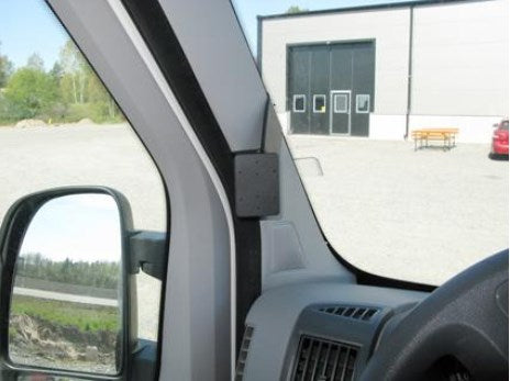 Brodit ProClip – Auto-Halterung – für Citroen Jumper 07–15, Fiat Ducato 07–15, Peugeot Boxer 07–15 – Schwarz