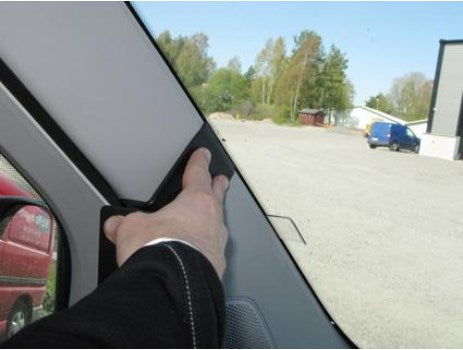 Brodit ProClip – Auto-Halterung – für Citroen Jumper 07–15, Fiat Ducato 07–15, Peugeot Boxer 07–15 – Schwarz