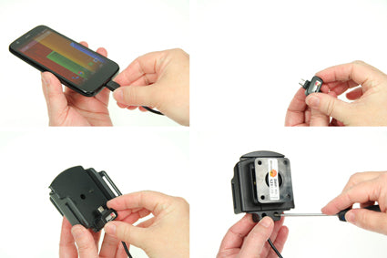 Brodit ProClip 521620 – Auto-Ladegerät – für Samsung Galaxy S5 Neo – Schwarz